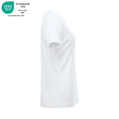 Camiseta manga corta de mujer Mod. CLASSIC-T LADIES Blanco (00) Talla S