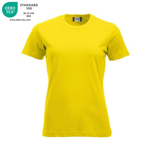 Camiseta de mujer Mod. CLASSIC-T LADIES Limn (10) Talla XS