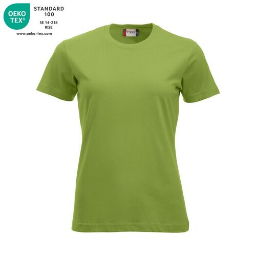 Camiseta manga corta de mujer Mod. CLASSIC-T LADIES Verde pistacho (67) Talla M