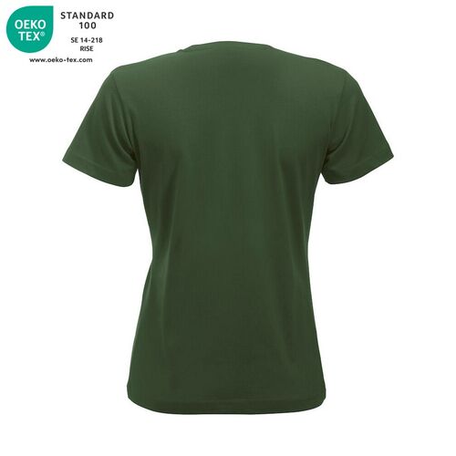 Camiseta de mujer Mod. CLASSIC-T LADIES Verde botella (68) Talla XS