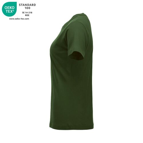 Camiseta de mujer Mod. CLASSIC-T LADIES Verde botella (68) Talla XS