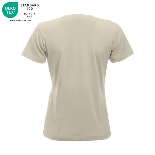 Camiseta de mujer Mod. CLASSIC-T LADIES Beige claro (815) Talla XS