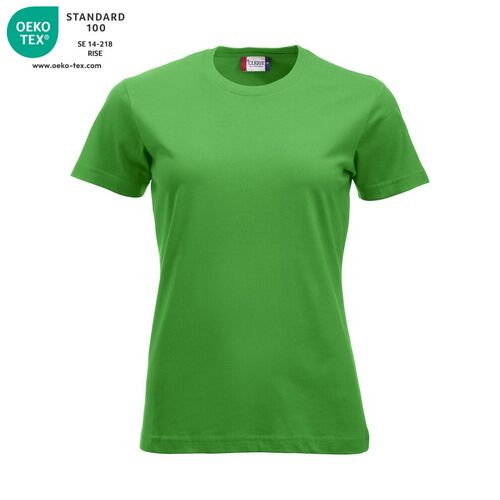 Camiseta de mujer Mod. CLASSIC-T LADIES Verde manzana (605) Talla XS