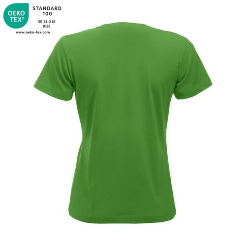 Camiseta de mujer Mod. CLASSIC-T LADIES Verde manzana (605) Talla XS