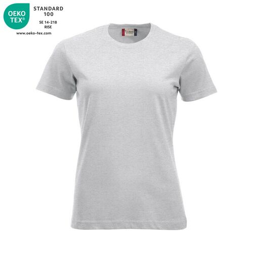 Camiseta manga corta de mujer Mod. CLASSIC-T LADIES Gris ceniza (92) Talla L