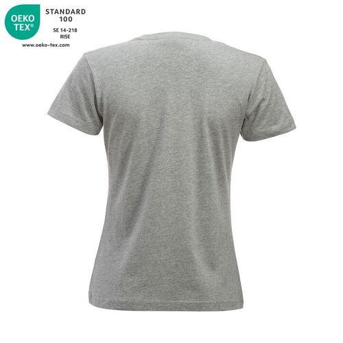 Camiseta de mujer Mod. CLASSIC-T LADIES Gris jaspeado (95) Talla XS