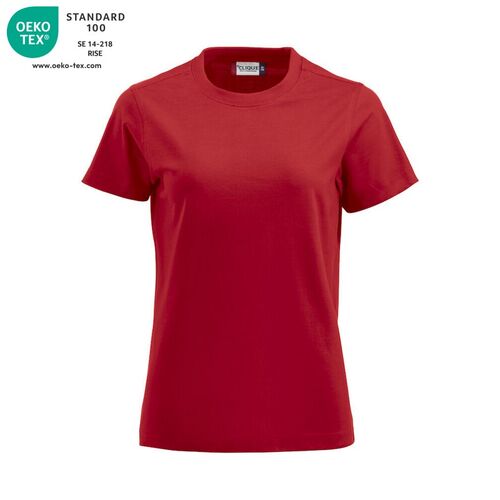Camiseta manga corta Mod. PREMIUM-T LADIES Rojo (35) Talla L