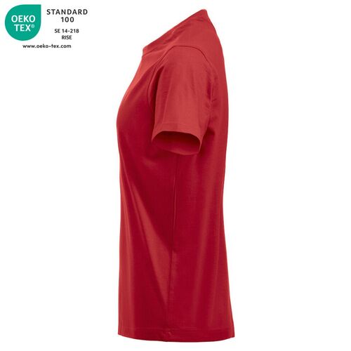 Camiseta manga corta Mod. PREMIUM-T LADIES Rojo (35) Talla L