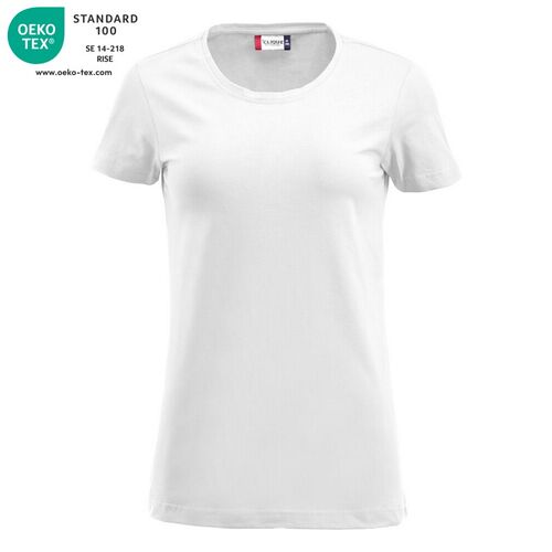 Camiseta de manga corta de señora Mod. CAROLI Blanco (00) Talla M