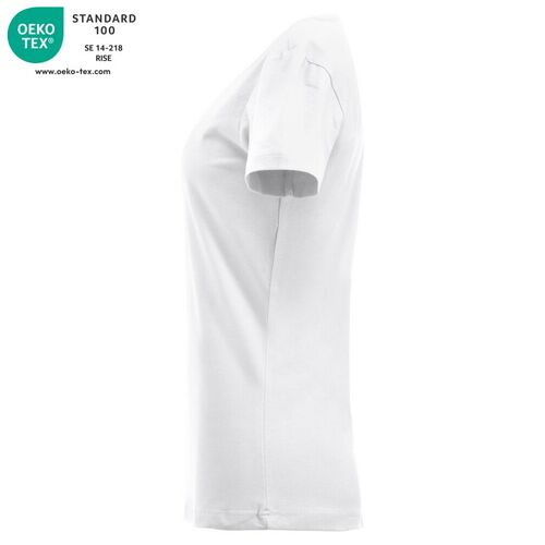 Camiseta de manga corta de señora Mod. CAROLI Blanco (00) Talla M