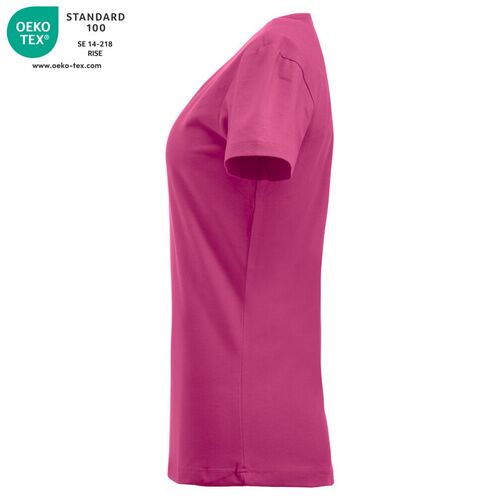 Camiseta de manga corta de señora Mod. CAROLI Cereza chicle (300) Talla S