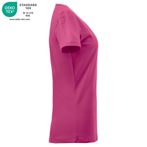 Camiseta de manga corta de señora Mod. CAROLI Cereza chicle (300) Talla S