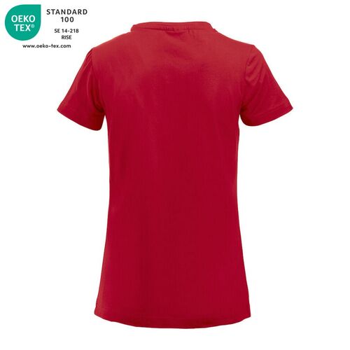 Camiseta de manga corta de señora Mod. CAROLI Rojo (35) Talla M