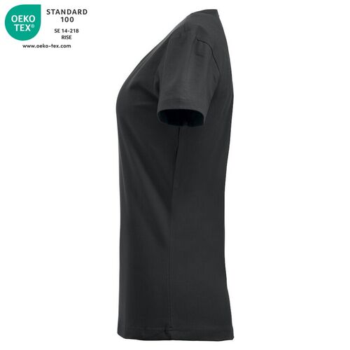 Camiseta de manga corta de señora Mod. CAROLINA Negro (99) Talla M