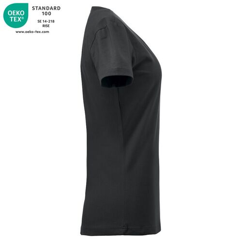 Camiseta de manga corta de señora Mod. CAROLINA Negro (99) Talla M