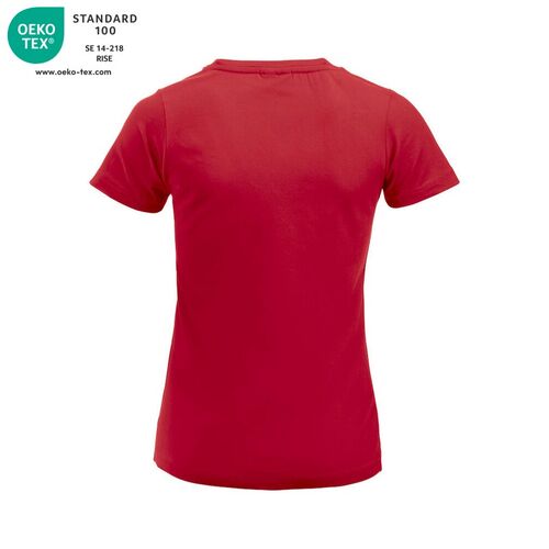 Camiseta de manga corta de señora Mod. ARDEN Rojo (35) Talla S