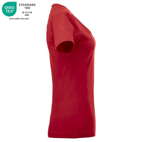 Camiseta de manga corta de señora Mod. ARDEN Rojo (35) Talla S