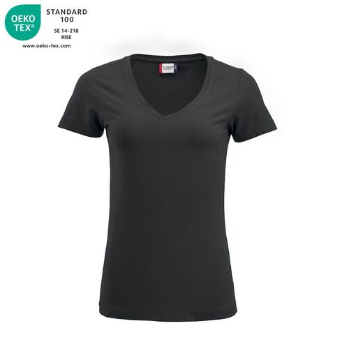 Camiseta de manga corta de señora Mod. ARDEN Negro (99) Talla S