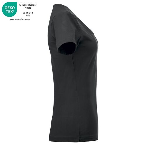 Camiseta de manga corta de señora Mod. ARDEN Negro (99) Talla S