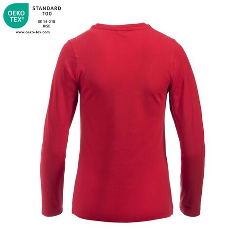 Camiseta de mujer Mod. CAROLINA LS Rojo (35) Talla M