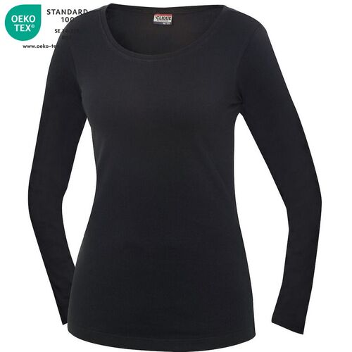 Camiseta de mujer Mod. CAROLINA LS Negro (99) Talla S