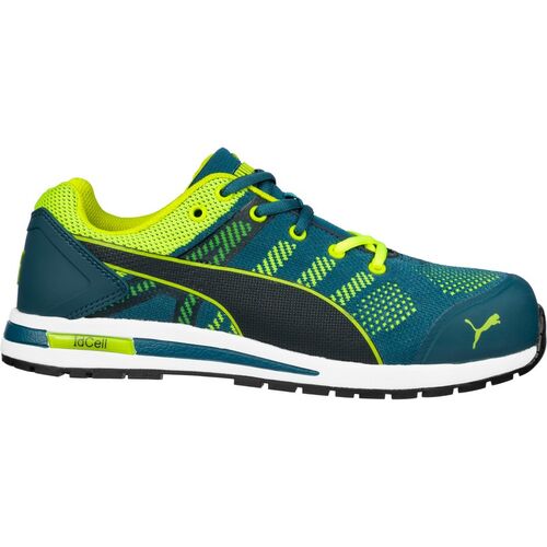 Zapato de seguridad PUMA Mod. ELEVATE KNIT GREEN LOW S1P ESD HRO SRC Talla 39