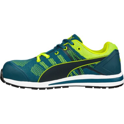 Zapato de seguridad PUMA Mod. ELEVATE KNIT GREEN LOW S1P ESD HRO SRC Talla 39