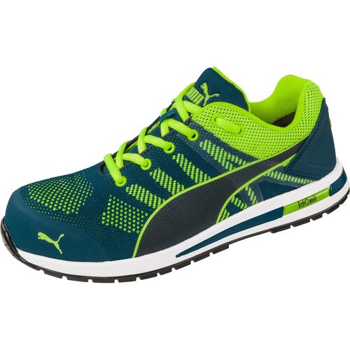 Zapato de seguridad PUMA Mod. ELEVATE KNIT GREEN LOW S1P ESD HRO SRC Talla 39