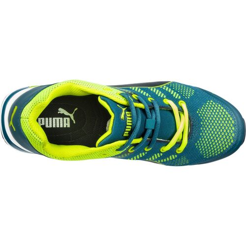 Zapato de seguridad PUMA Mod. ELEVATE KNIT GREEN LOW S1P ESD HRO SRC Talla 43