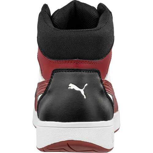 Bota de seguridad PUMA Mod. FRONTCOURT BLK/WHT/RED MID S3L ESD Talla 36