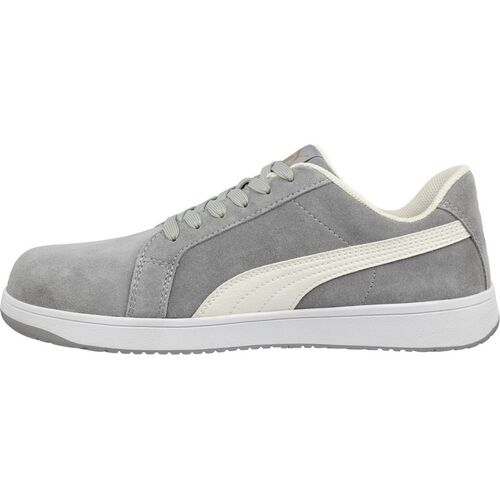 Zapato de seguridad PUMA Mod. ICONIC SUEDE GREY LOW S1P ESD Talla 36