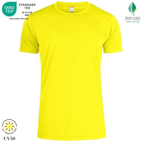 Camiseta tcnica Mod. BASIC ACTIVA-T Amarillo alta visibilidad (11) Talla XS