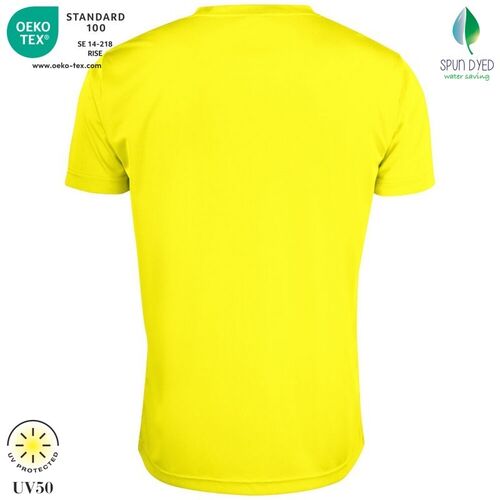 Camiseta tcnica Mod. BASIC ACTIVA-T Amarillo alta visibilidad (11) Talla XS