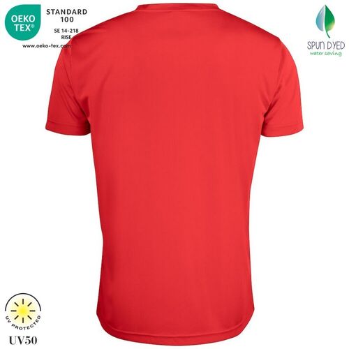 Camiseta tcnica Mod. BASIC ACTIVA-T Rojo (35) Talla XXL