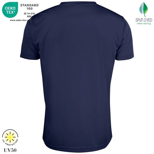 Camiseta técnica Mod. BASIC ACTIVA-T Azul oscuro (580) Talla XS