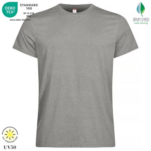 Camiseta tcnica Mod. BASIC ACTIVA-T Gris jaspeado (95) Talla 3XL