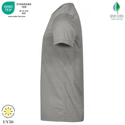 Camiseta técnica Mod. BASIC ACTIVA-T Gris jaspeado (95) Talla 3XL
