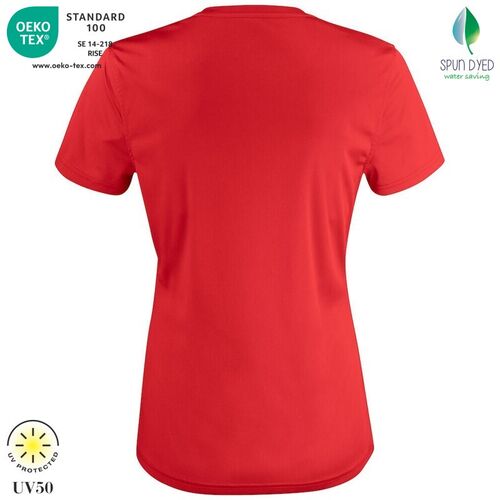 Camiseta tcnica Mod. BASIC ACTIVA-T LADIES Rojo (35) Talla M