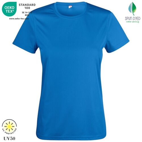 Camiseta técnica Mod. BASIC ACTIVA-T LADIES Azul real (55) Talla S