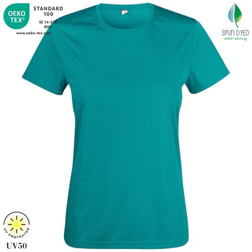 Camiseta tcnica Mod. BASIC ACTIVA-T LADIES Lagoon (599) Talla XS