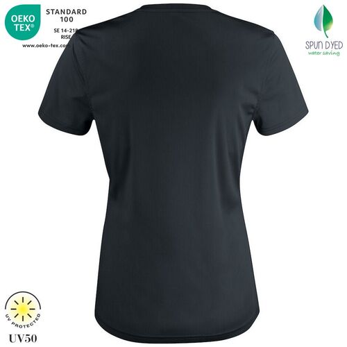 Camiseta tcnica Mod. BASIC ACTIVA-T LADIES Negro (99) Talla XS