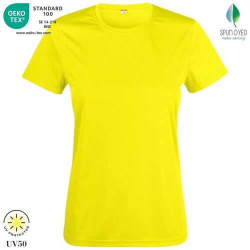 Camiseta tcnica Mod. BASIC ACTIVA-T LADIES Amarillo alta visibilidad (11) Talla XS