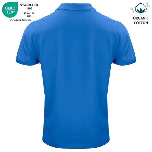 Polo de algodn orgnico Mod. CLASSIC OC POLO Azul real (55) Talla XS