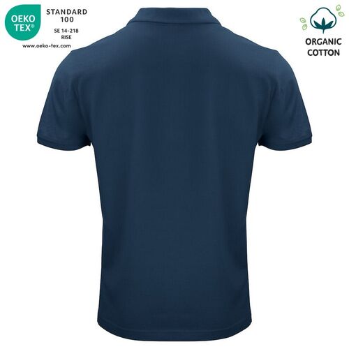 Polo de algodón orgánico Mod. CLASSIC OC POLO Azul oscuro (580) Talla XS