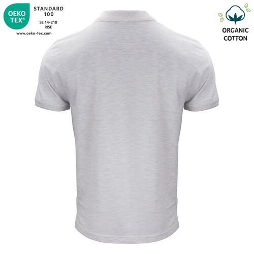 Polo de algodón orgánico Mod. CLASSIC OC POLO (925) Nature Melange Talla XS