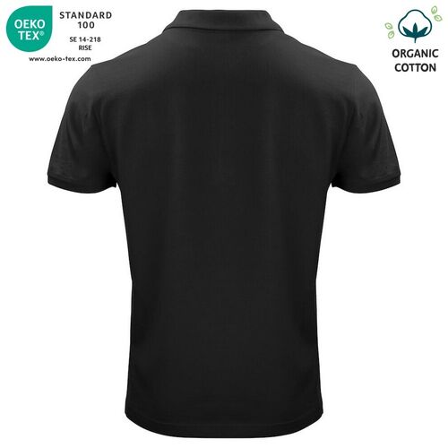 Polo de algodón orgánico Mod. CLASSIC OC POLO Negro (99) Talla S