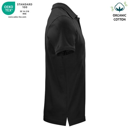 Polo de algodón orgánico Mod. CLASSIC OC POLO Negro (99) Talla S