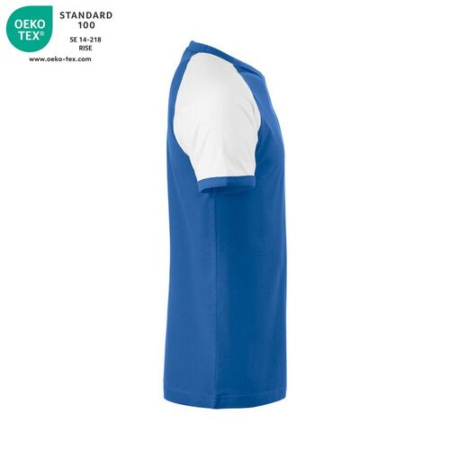 Camiseta Mod. RANGLAN-T Royal (55) / Blanco (00) Talla L