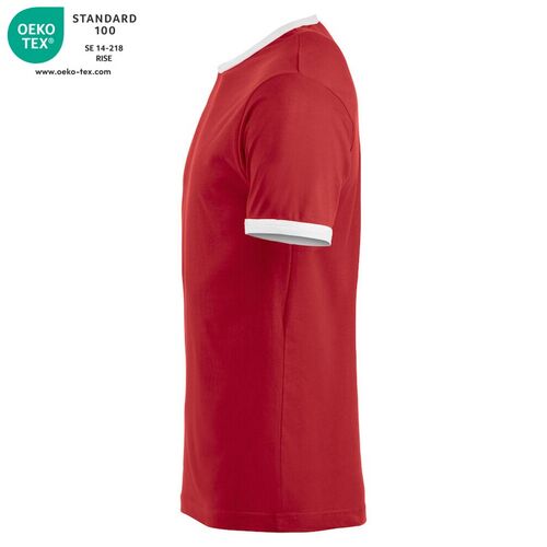 Camiseta bicolor Mod. NOME Rojo (35) Talla S