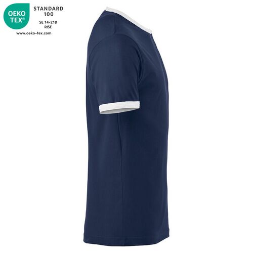Camiseta bicolor Mod. NOME Azul marino (58) Talla L